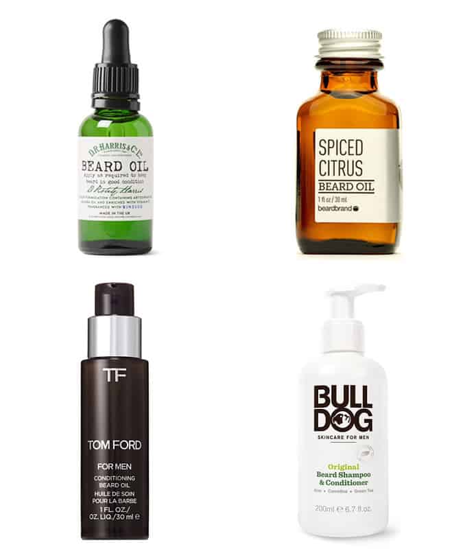 Beard oils and shampoo