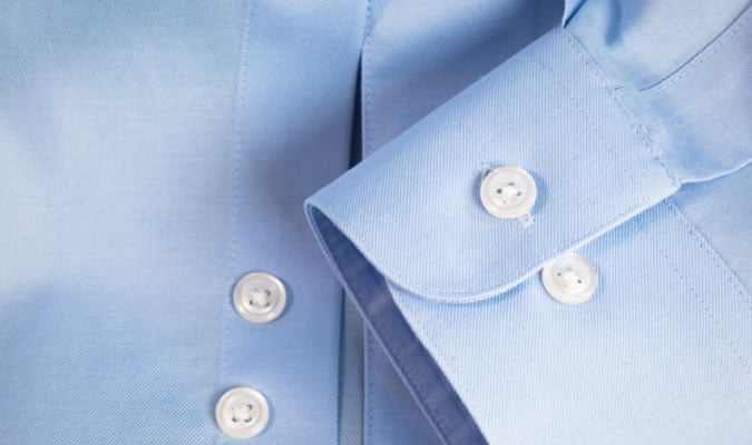 Button fell off shirt