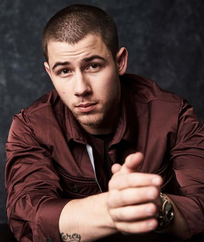 Nick Jonas Buzz Cut