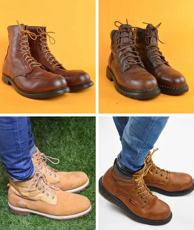 Vintage men's worker boots