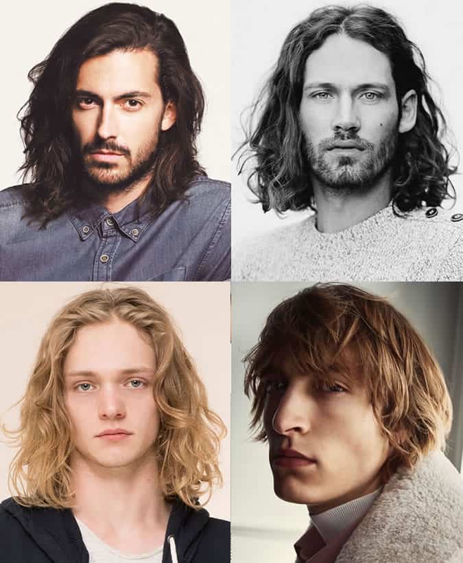Men's Long, Shaggy Hairstyles