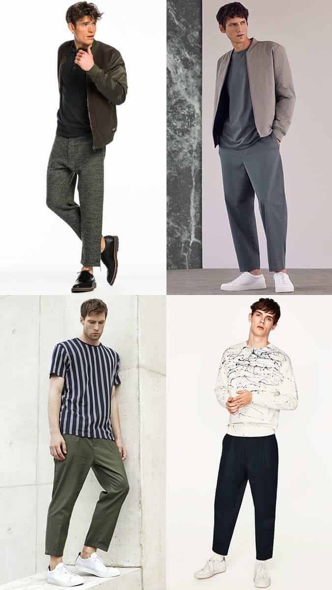 Men's Relaxed Leg Trousers/Chinos/Jeans Spring/Summer 2017 Fashion Trend Outfit Inspiration Lookbook