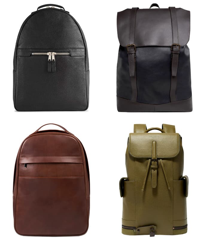Men's Leather Backpacks