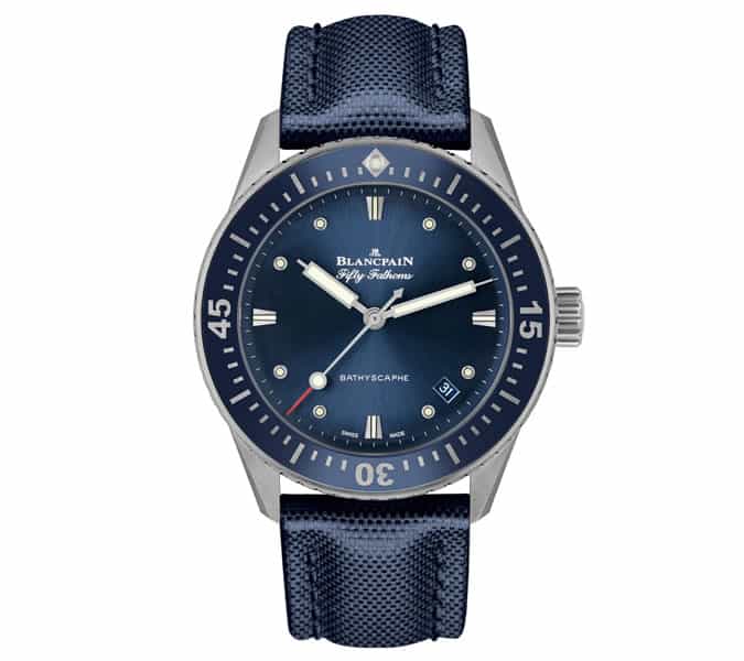 Blancpain Fifty Fathoms Bathyscaphe Abyss Blue