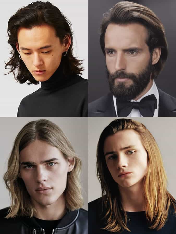 Men's Straight Long Hairstyles