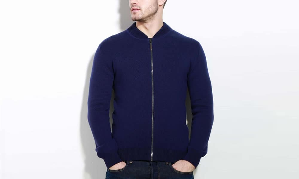 Johnstons Of Elgin Cashmere Zip Cardigan