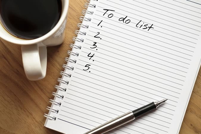 To do list