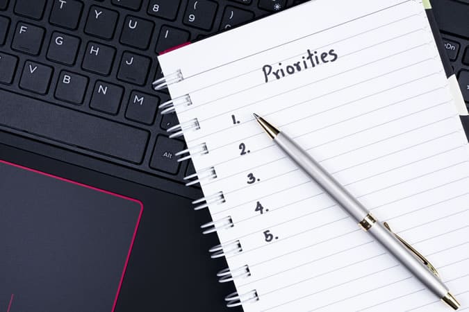 10 Habits of Successful People - Priorities