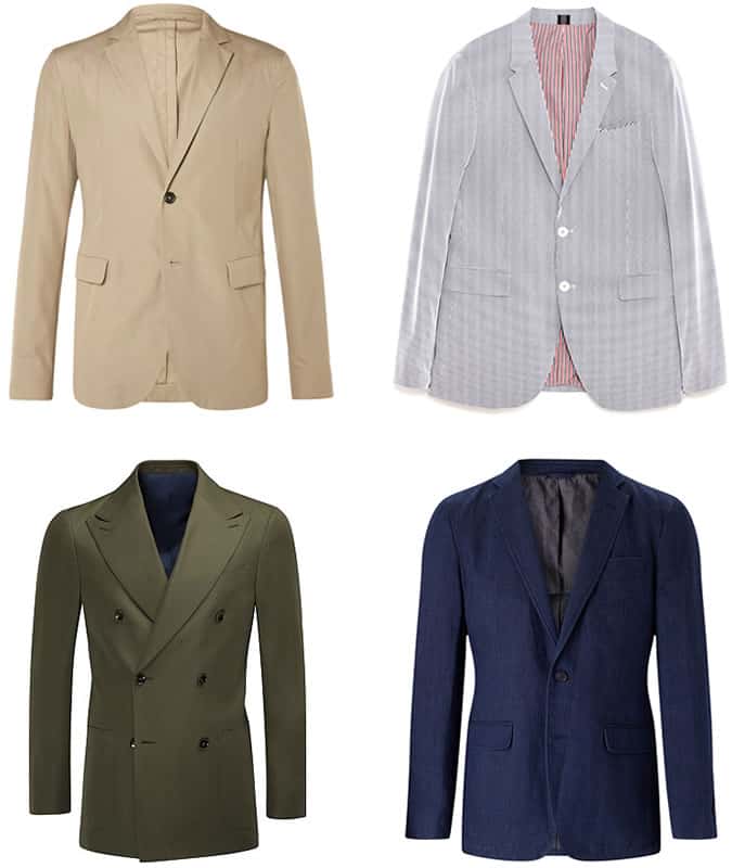 Men's Lightweight deconstructed suits