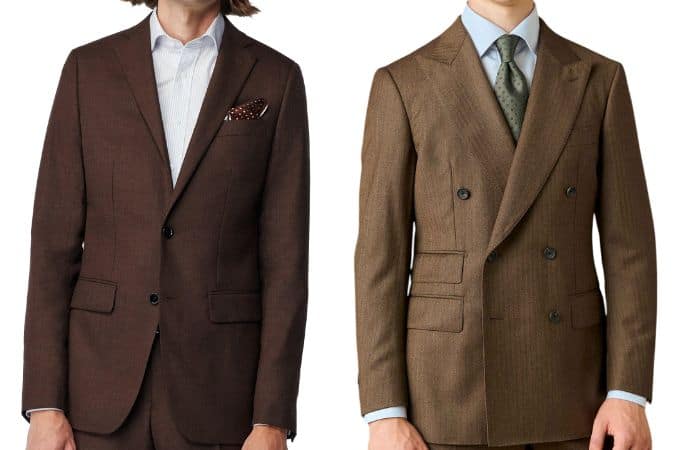 Men's Brown Suits
