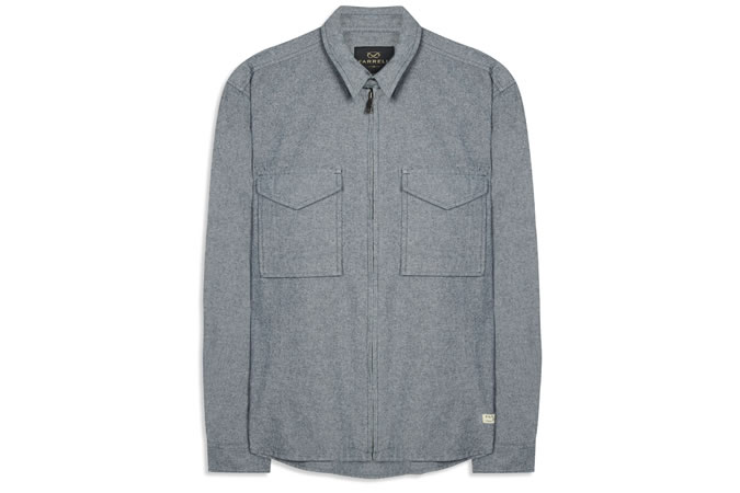 Primark Grey Zipped Shacket