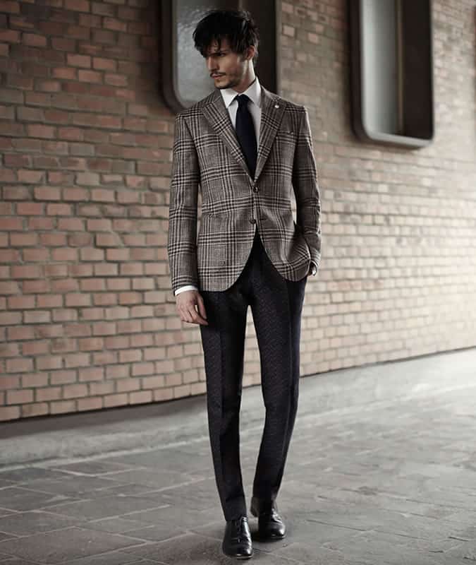 Men's Outfit Inspiration Lookbook - Tweed/Wool Blazer + Jeans