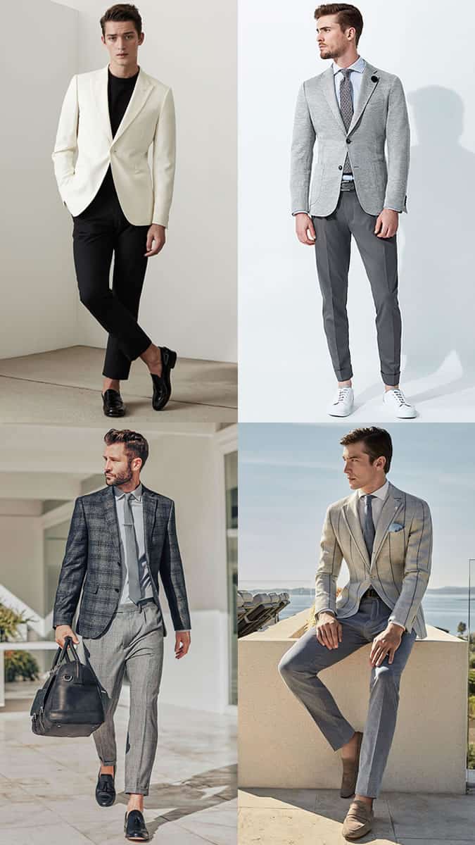 Men's Cropped And Shoes/Trainers Outfit Inspiration Lookbook