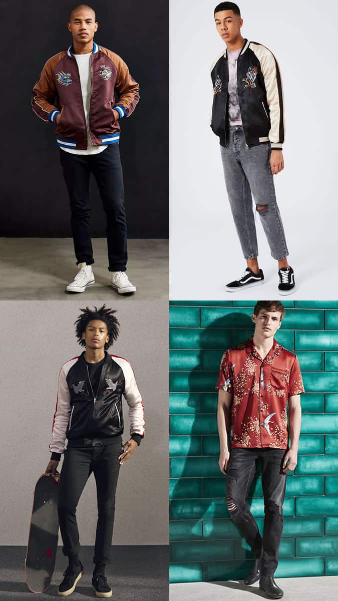 Men's Asian-Inspired Prints Outfit Inspiration Lookbook
