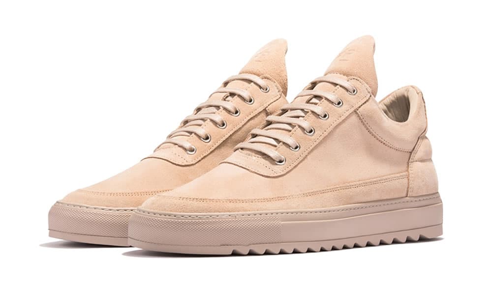 Filling Pieces Low Top Thick Ripple Beige