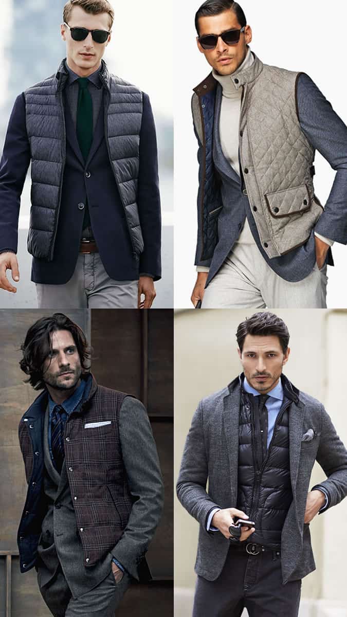 Men's Blazers and Gilets Outfit Inspiration Lookbook