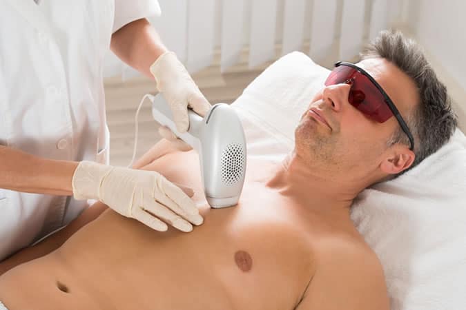 Man hair removal