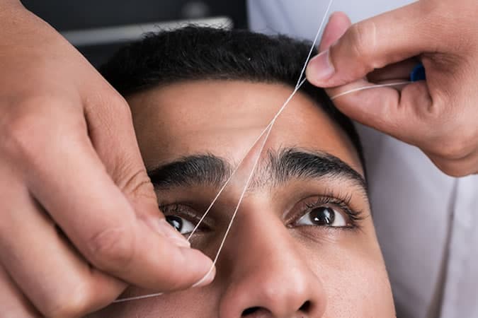 Eyebrow Threading