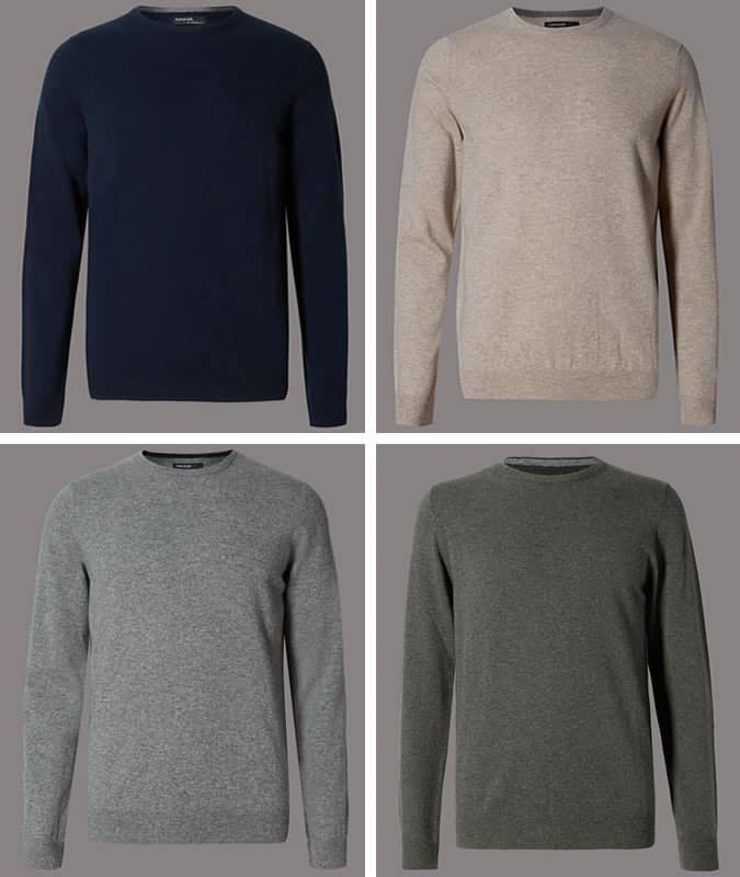 M&S Men's Cashmere Jumpers