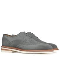 Oliver Sweeney BIDEFORD GREY Suede Oxford Brogue