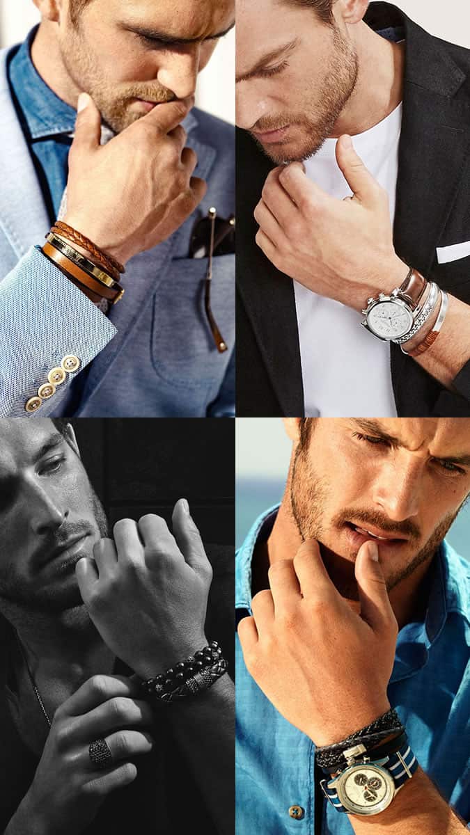 Men's Accessories and Jewellery Outfit Inspiration Lookbook