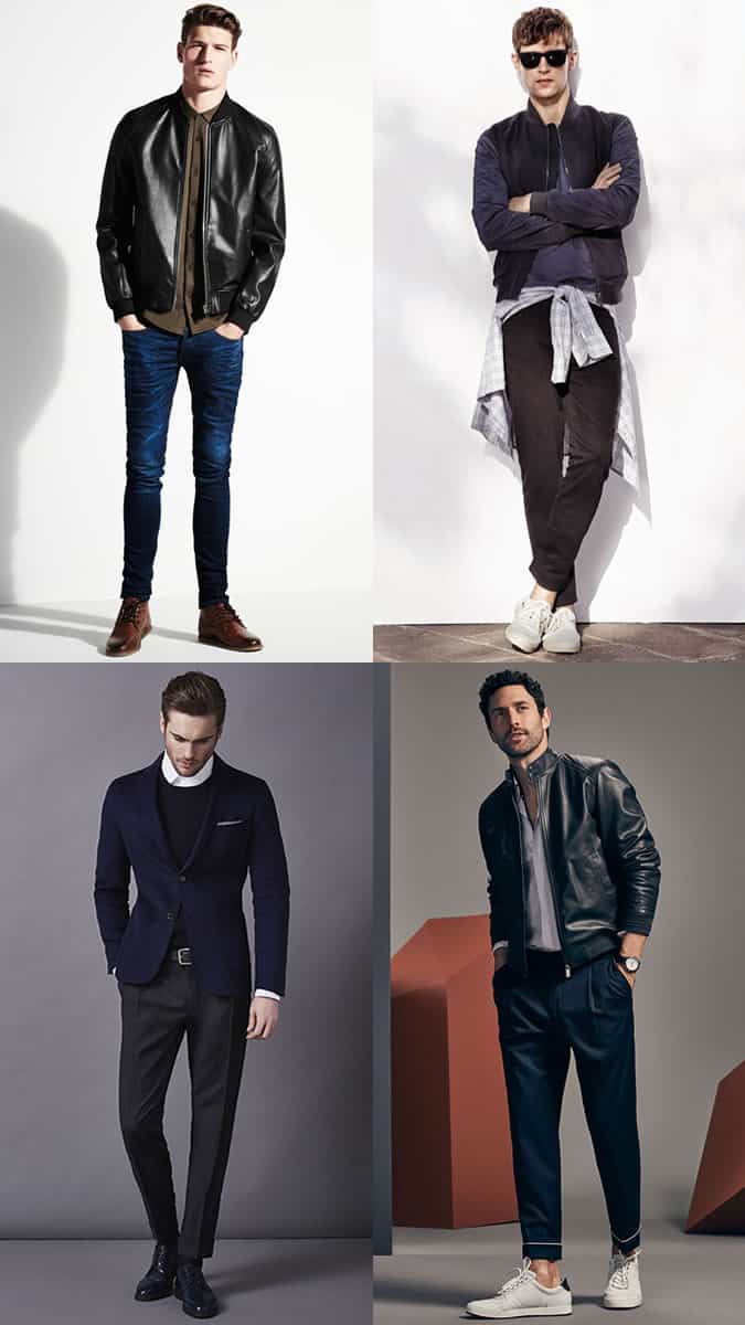 Men's Navy and Black Outfit Inspiration Lookbook