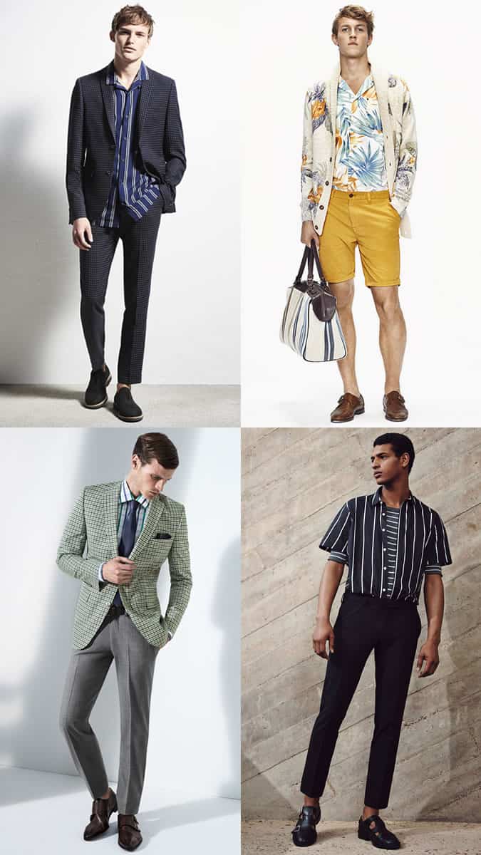 Men's Pattern Clashing Outfit Inspiration Lookbook