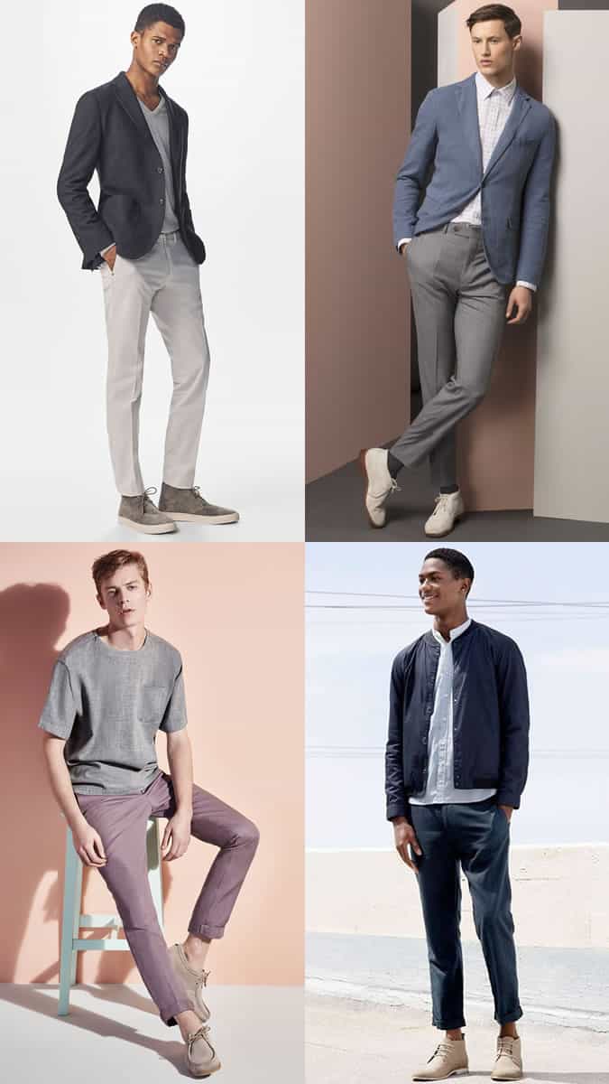 Men's Lightweight Summer Boots Outfit Inspiration Lookbook