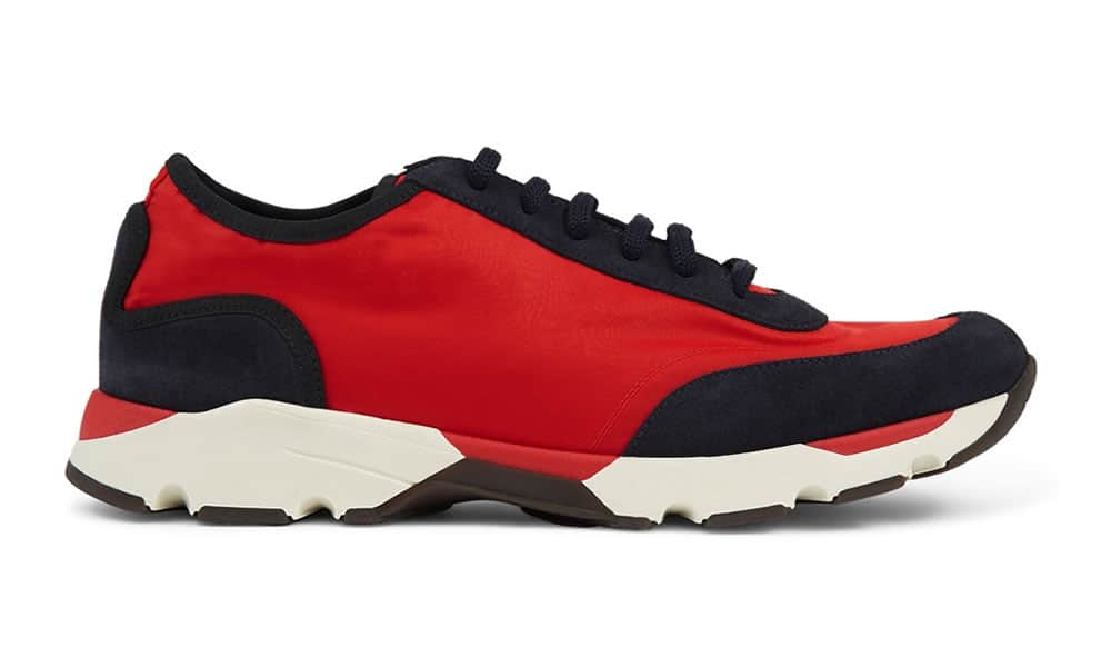 Marni Bi-Colour Lace-Up Low-Top Sneakers