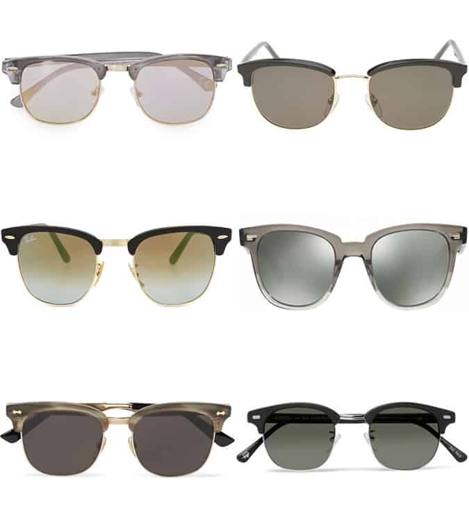 Men's Clubmaster Sunglasses