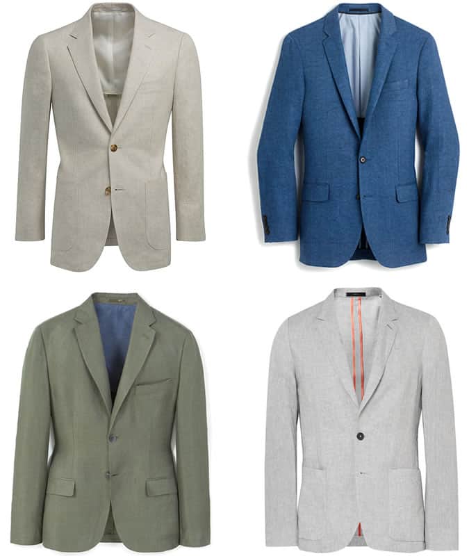 Men's Linen Blazers