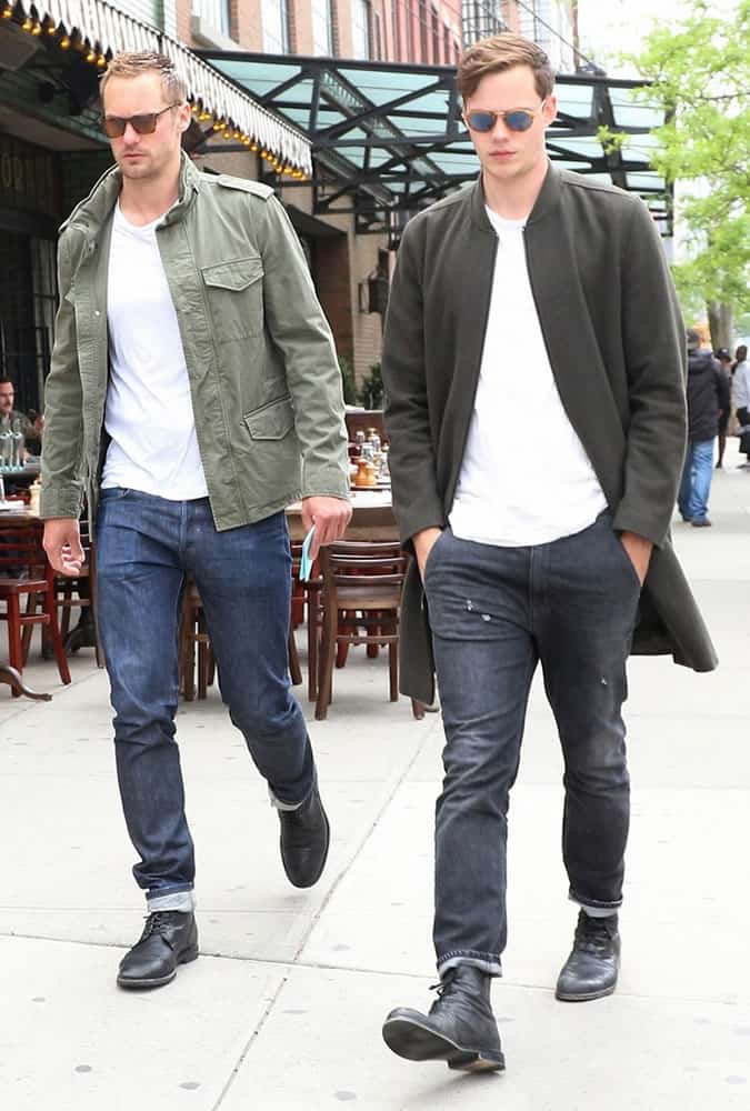 Alexander and Bill Skarsgård