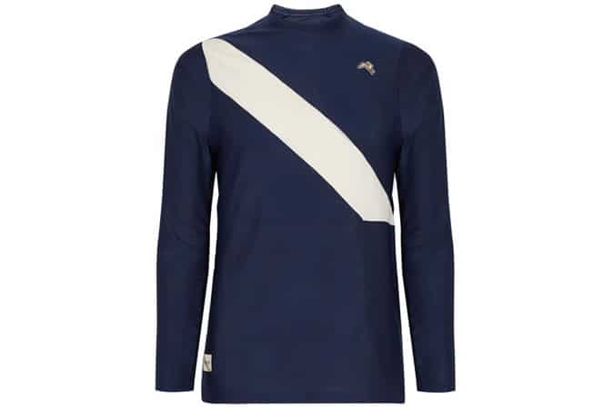 Tracksmith Van Cortlandt Striped Mesh T-Shirt