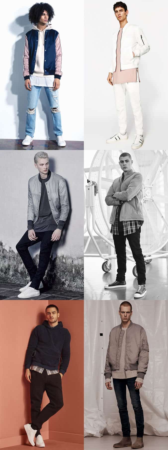 Men's Reverse Layering Fashion Outfit Inspiration Lookbook