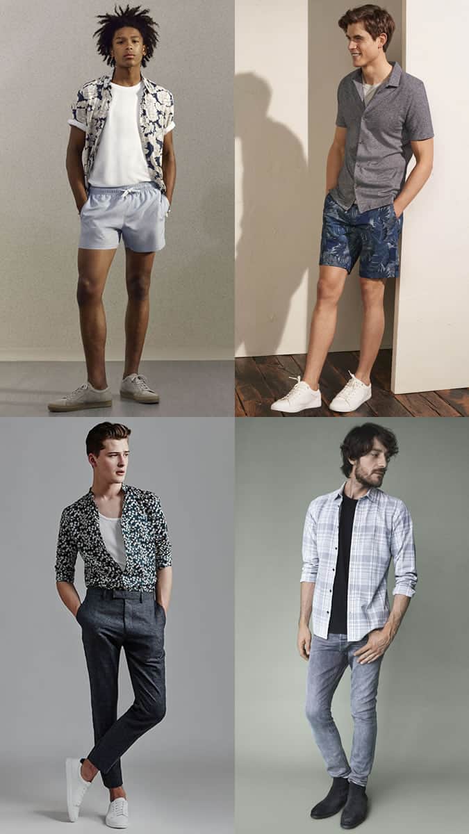 Men's Shirt Jackets Summer Outfit Inspiration Lookbook
