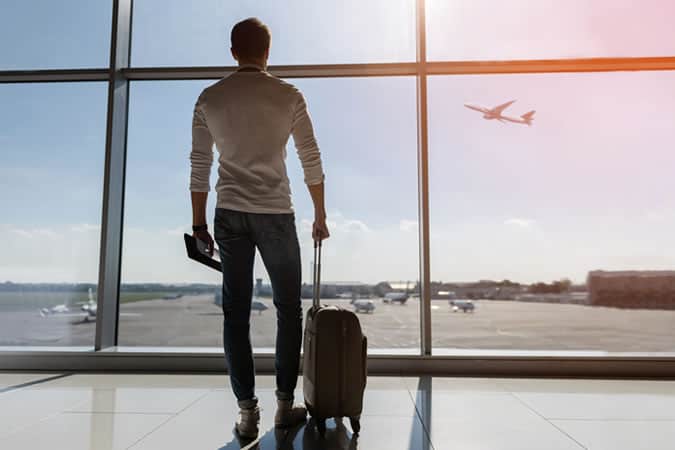 Man at Airport