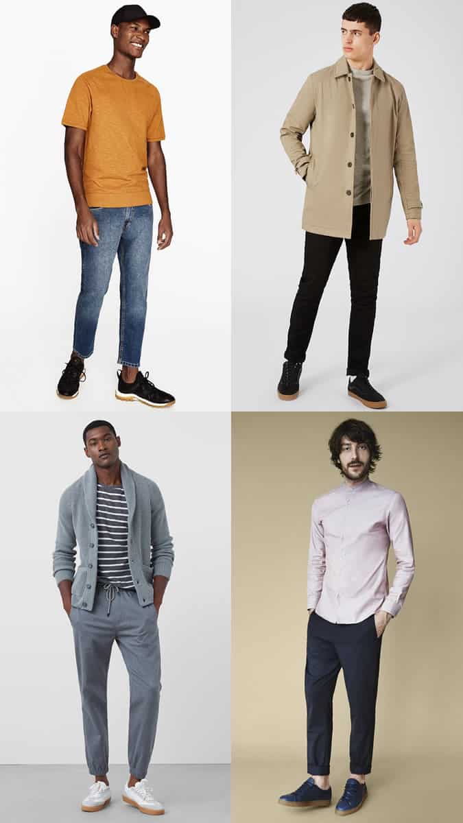 Men's Gum-Sole Trainers/Sneakers Summer Outfit Inspiration Lookbook