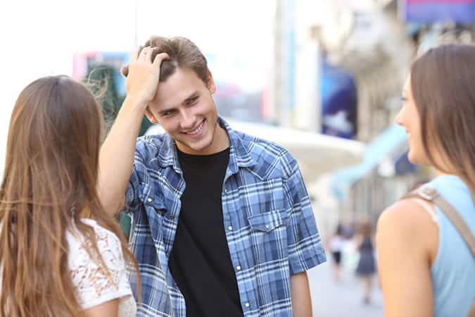Flirting with friend