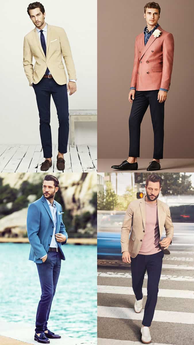 Men's Pastel Blazers Outfit Inspiration Lookbook