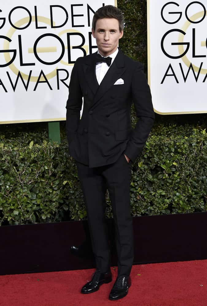 Eddie Redmayne Double-Breasted Dinner Jacket