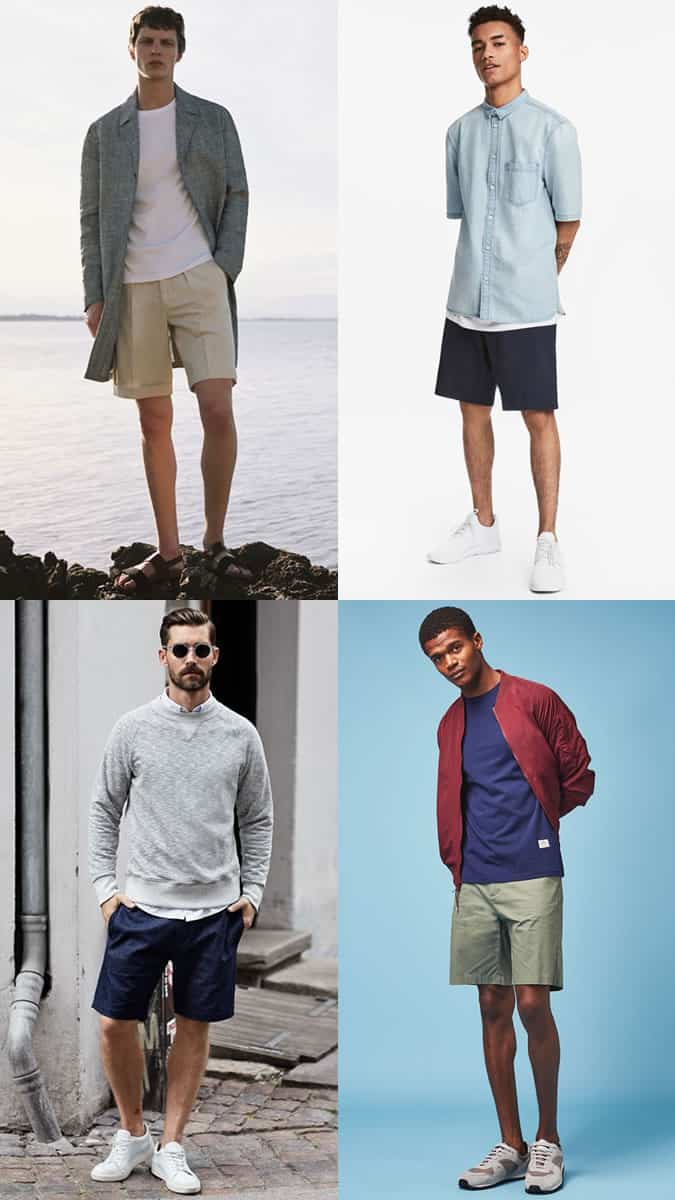 Men's loose fitting shorts trend for summer 2018