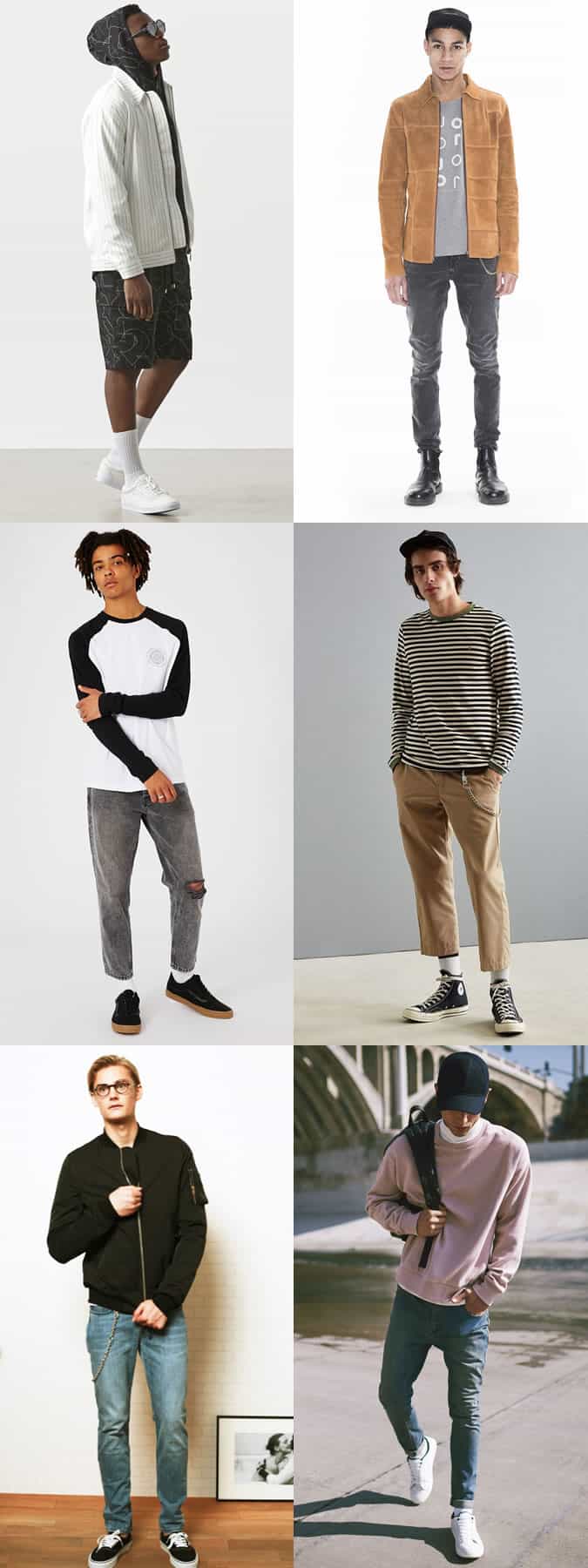 How to wear white tube/sports socks, wallet chains and skate accessories
