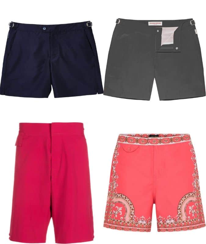 tailored swim shorts