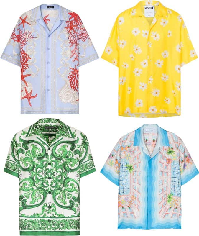 printed short-sleeve shirt