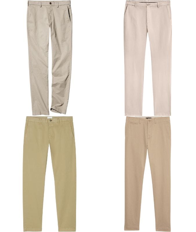 beige chinos