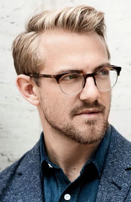 Men's Widow's Peak Blond Hairstyles