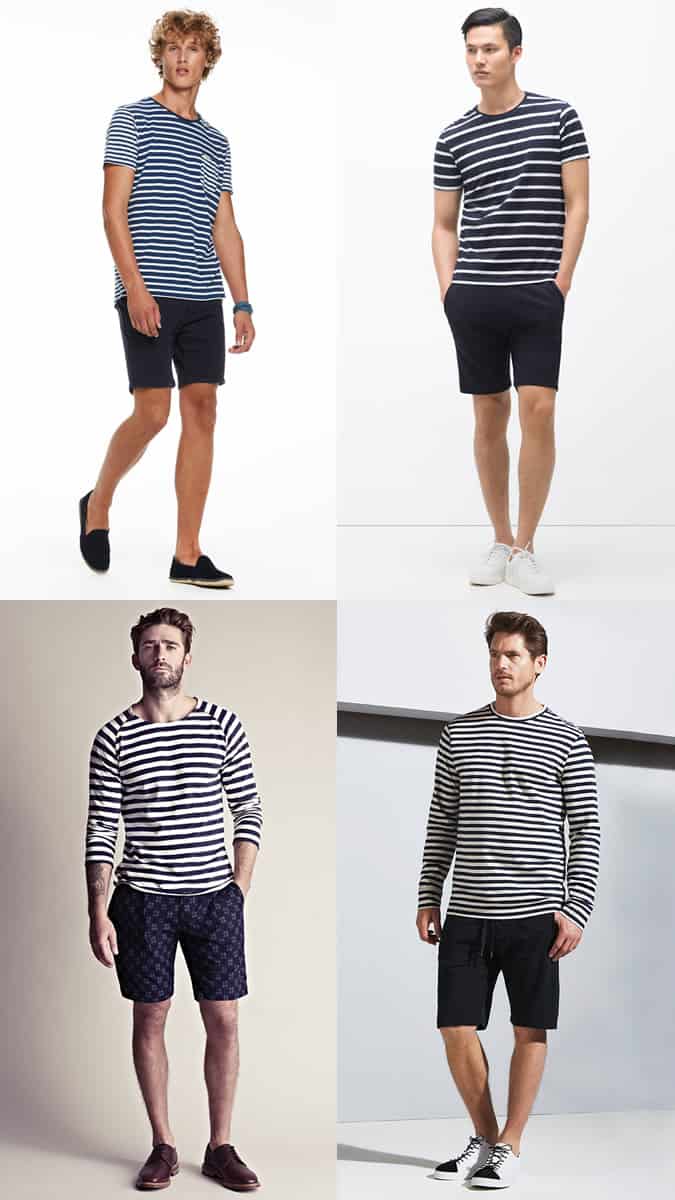 How to wear a Breton top or T-shirt with shorts