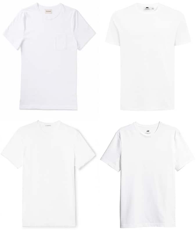 the best men's white t-shirts for summer 2018