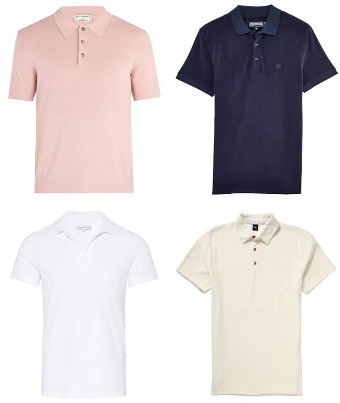 the best towelling polo shirts for men