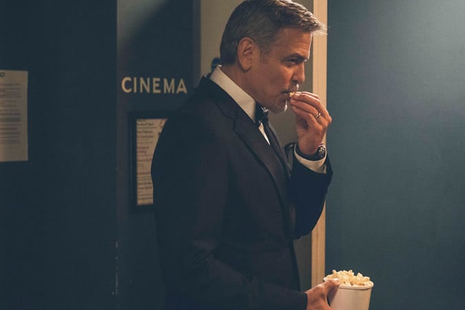 George Clooney And Buzz Aldrin For Omega